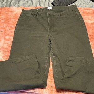 Ava and Viv Dark Green Denim Pants